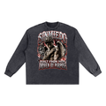 Snow Washed Frayed Edge T-Shirt